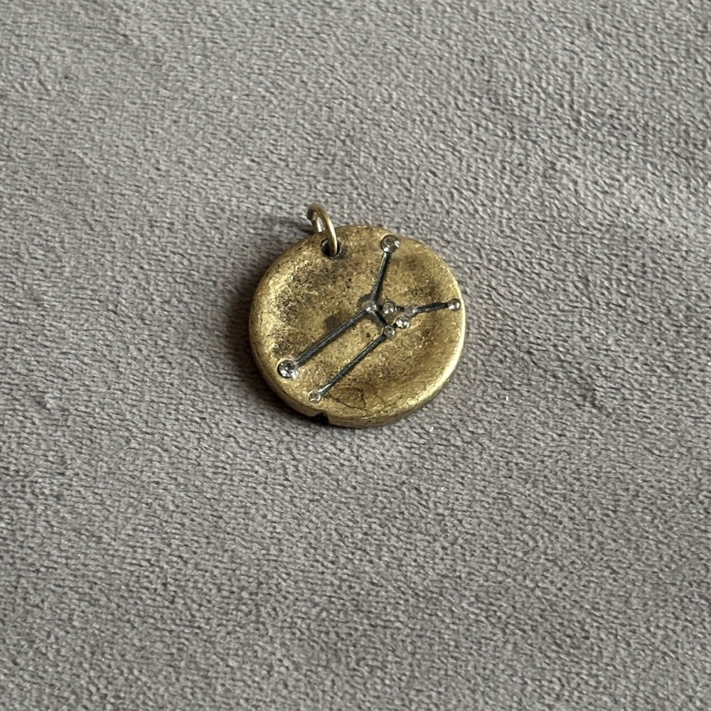 Gold Zodiac Taurus Pendant